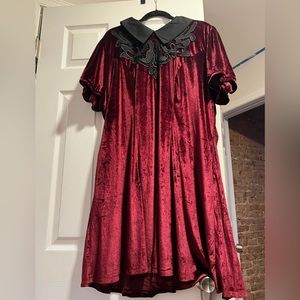 Hot Topic Dress, 5, red velvet